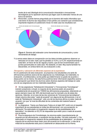 Implementing online resources in face-to-face university contexts. The students’ perspective