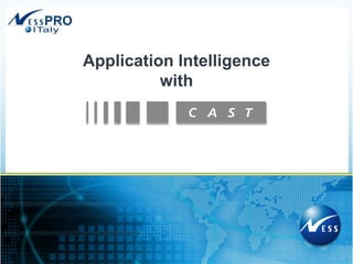 Application Intelligence
          with
 