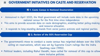 CASTE AND RESERVATION in India and how we are affected by it | PDF