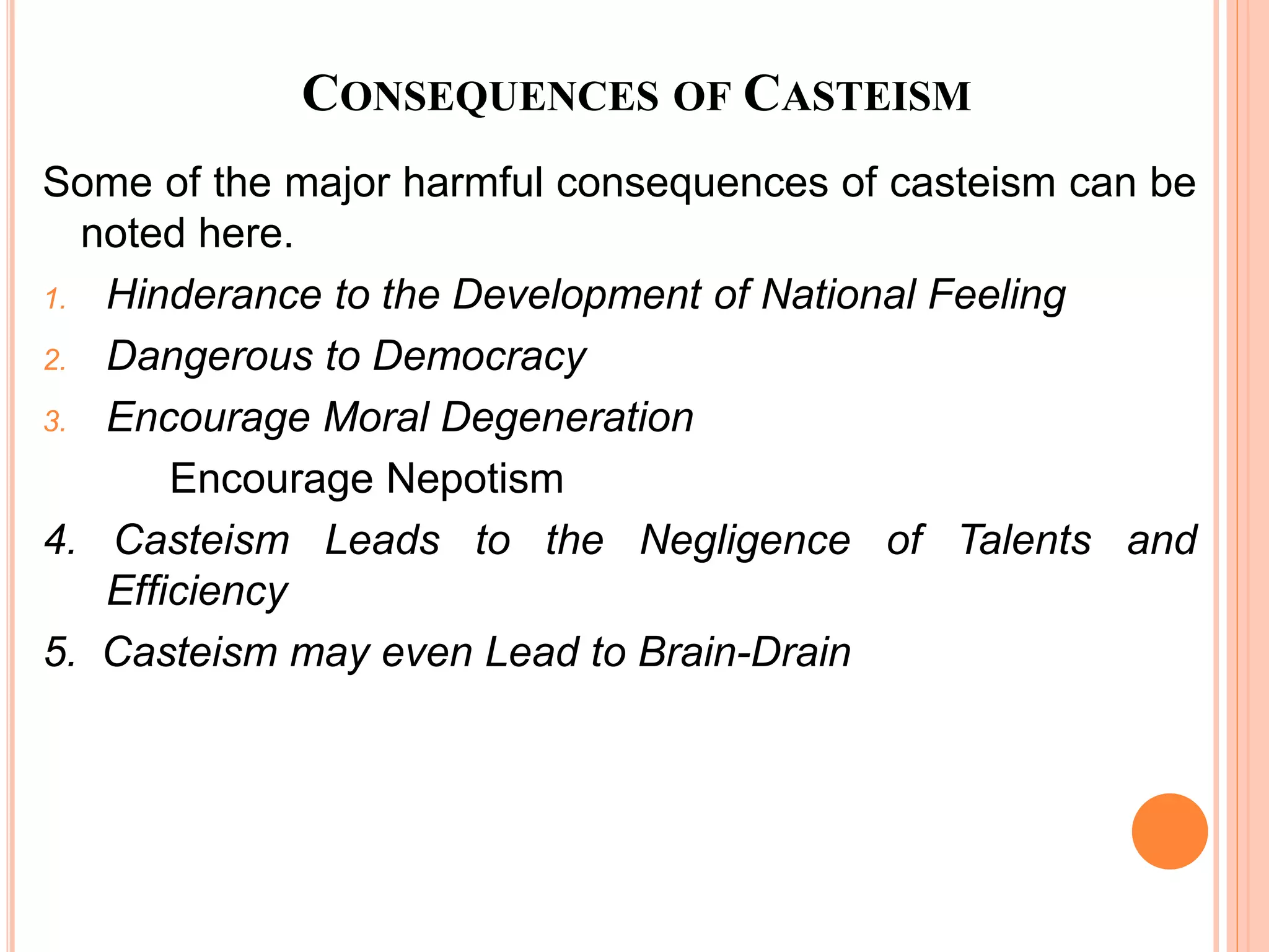 Casteism | PPT