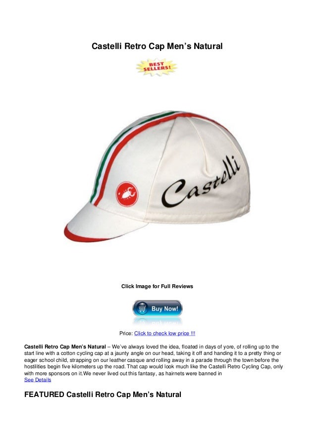 castelli retro cap