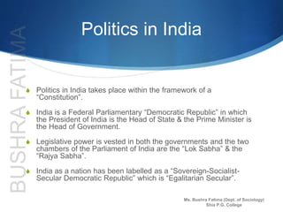 Caste & politics in india | PPTX
