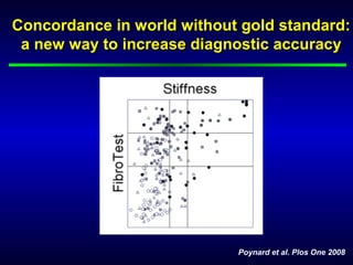 Concordance in world without gold standard:
 a new way to increase diagnostic accuracy




                            Poynard et al. Plos One 2008
 