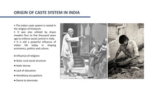 SOCIAL INEQUALITY IN INDIA ; CASTE DISCRIMINATION | PDF