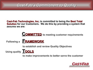 Cast Fab Fabrication Overview | PPT