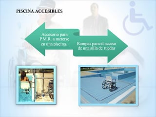 PISCINA ACCESIBLES
 