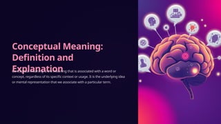 Semantics types of meaning........................ | PPTX