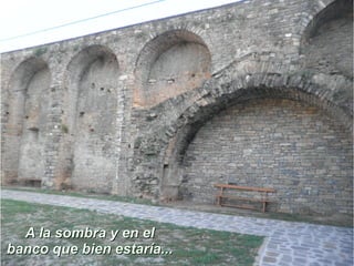 AA llaa ssoommbbrraa yy eenn eell 
bbaannccoo qquuee bbiieenn eessttaarrííaa...... 
 