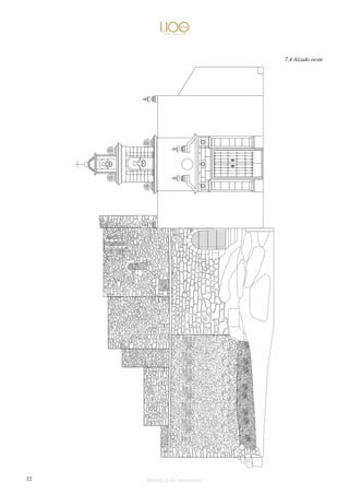 32 Historia de dos monumentos 
7.4 Alzado oeste 
 