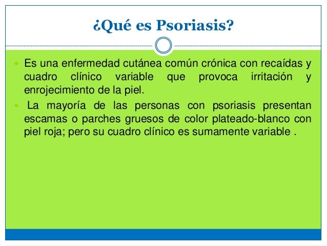 El tratamiento de la psoriasis 2014