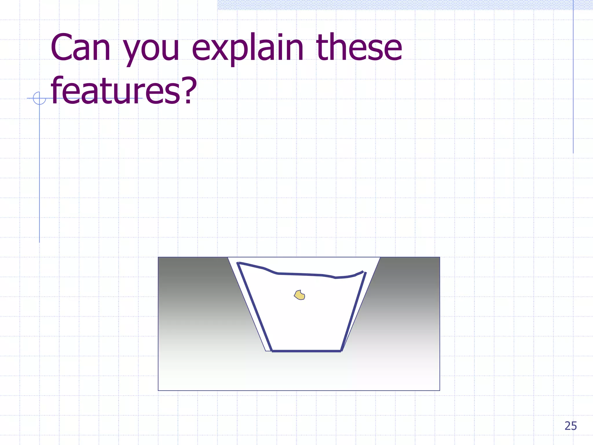 25
Can you explain these
features?
 