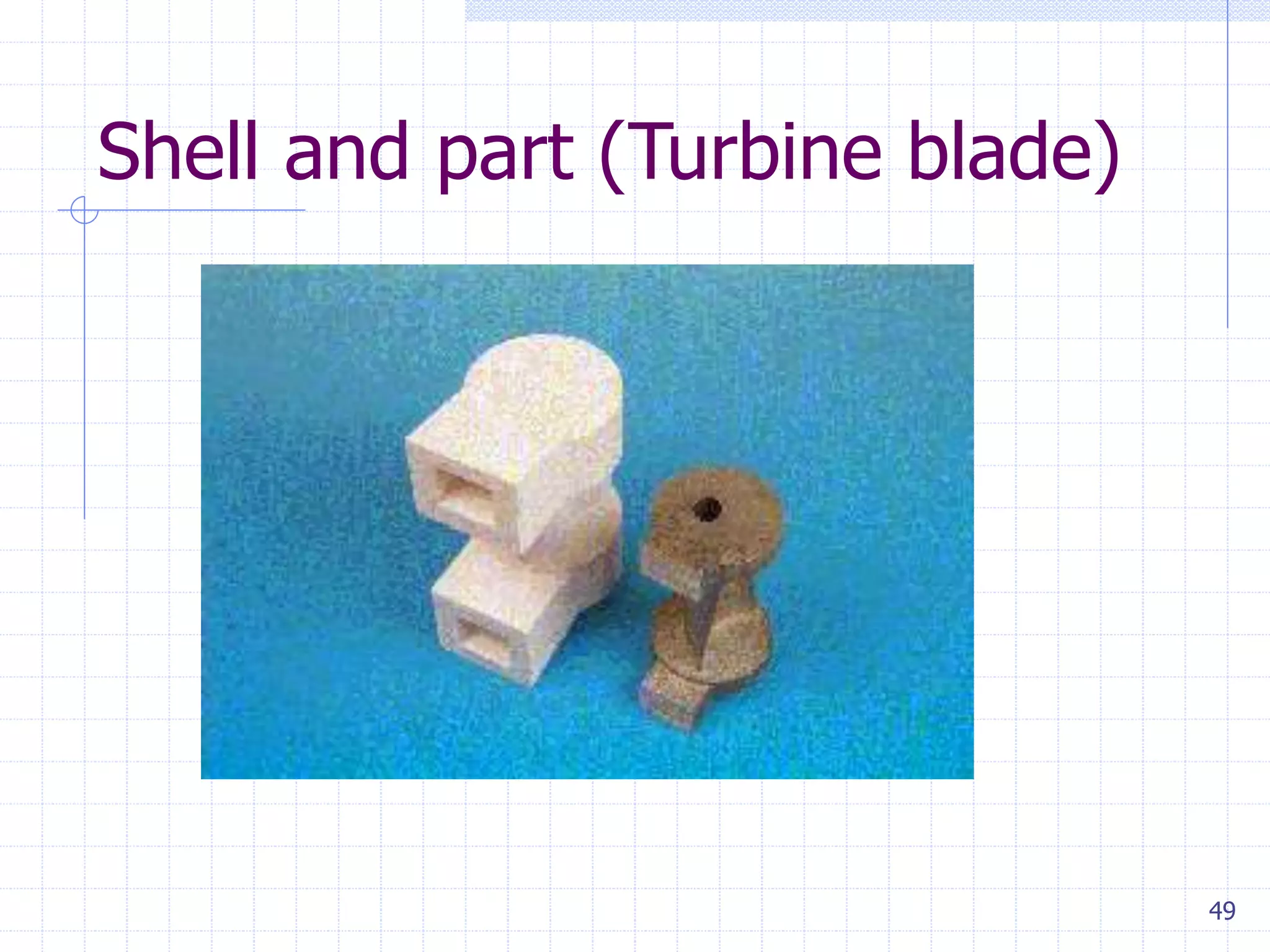 49
Shell and part (Turbine blade)
 
