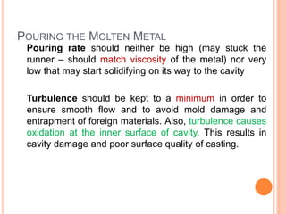 Flow Rates Metal Cast Casting | PPTX