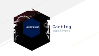 IGNITE FILMS Casting
[REDACTED]
 