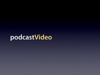 podcastVideo
 