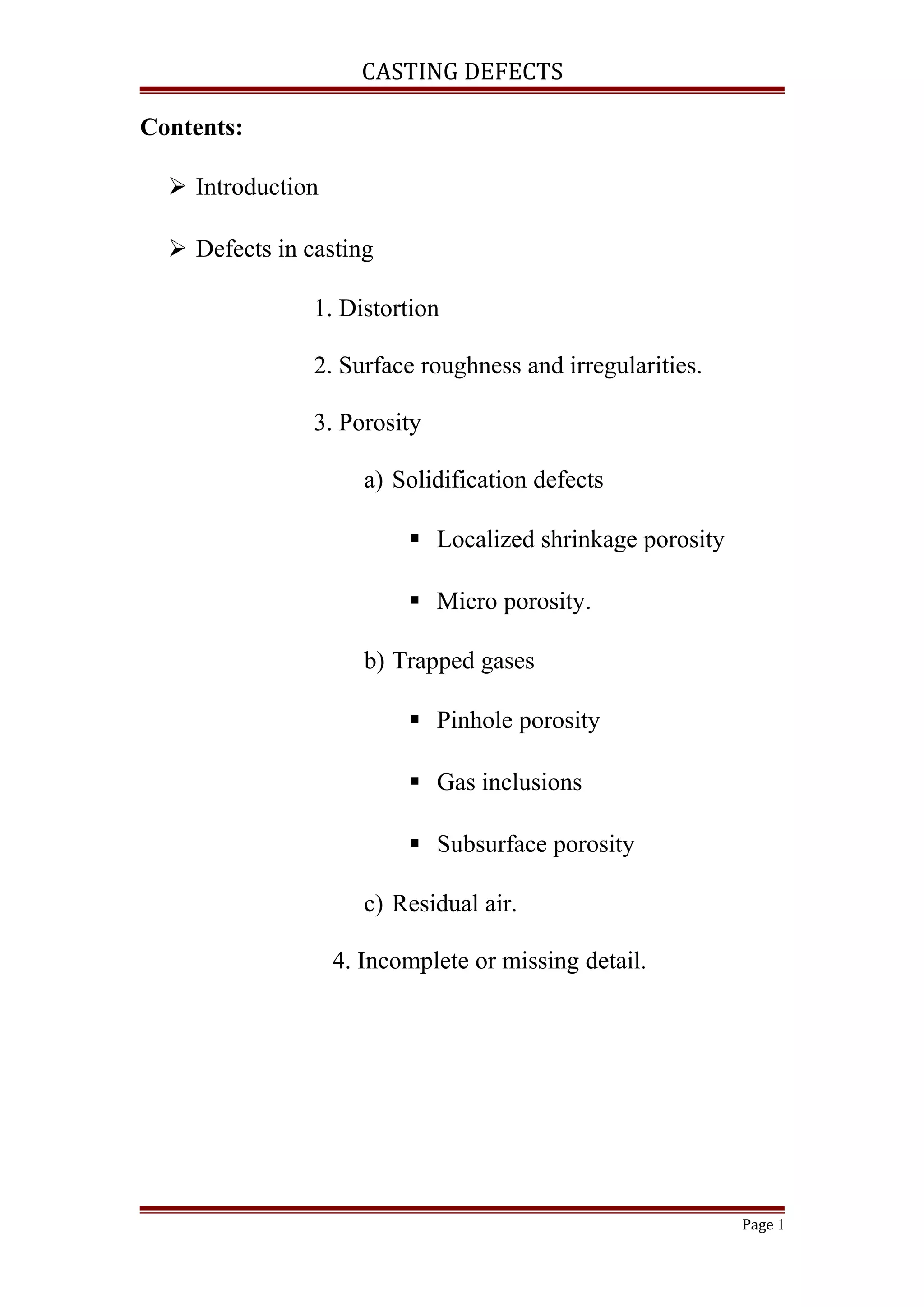 Casting defects/cosmetic dentistry course by Indian dental academy PDF