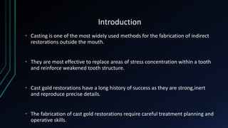 Compression Casting Gold Casting gold alloys | PPTX
