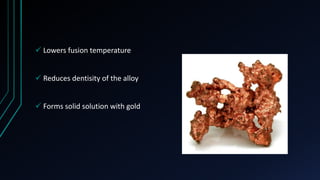 Compression Casting Gold Casting gold alloys | PPTX