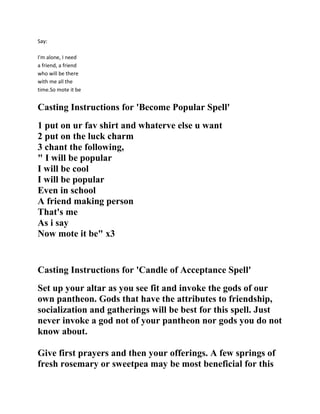 Cast Instructions.pdf Casting instructions for | DOCX
