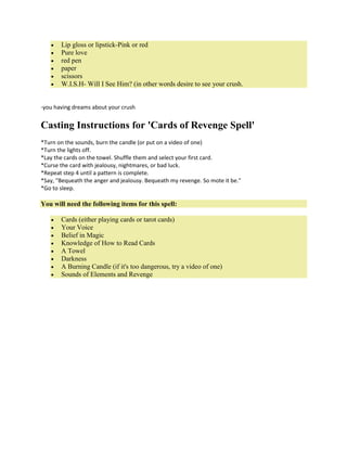 Cast Instructions.pdf Casting instructions for | DOCX