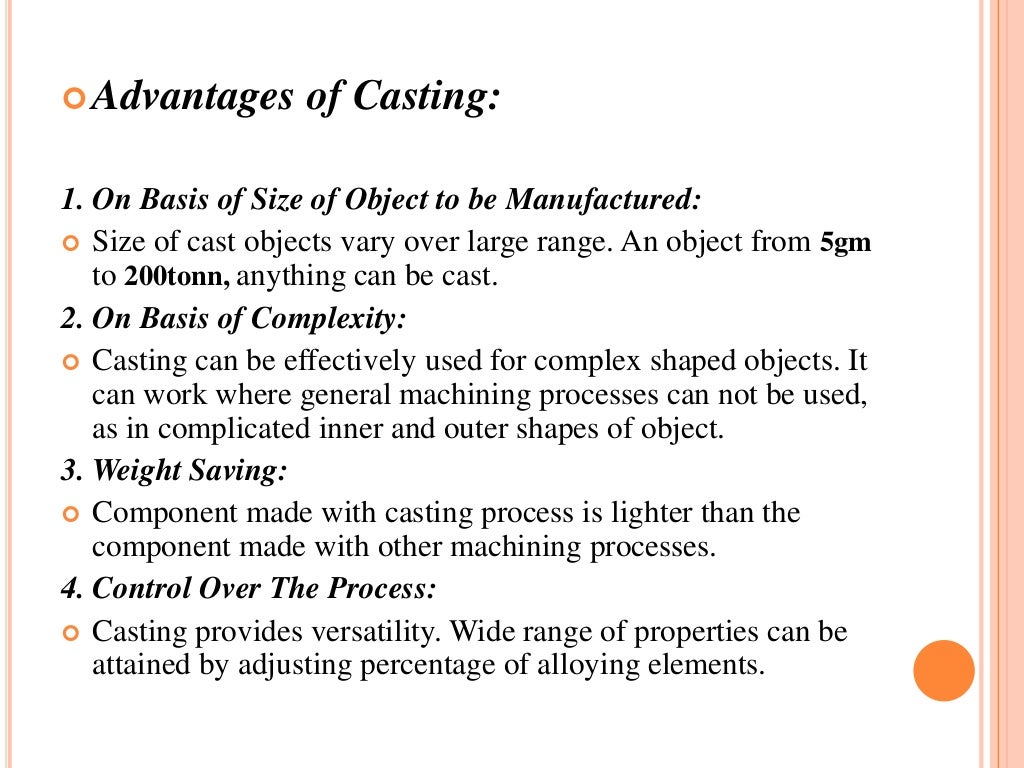 Casting and its types