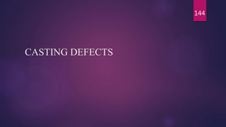CASTING DEFECTS
144
 