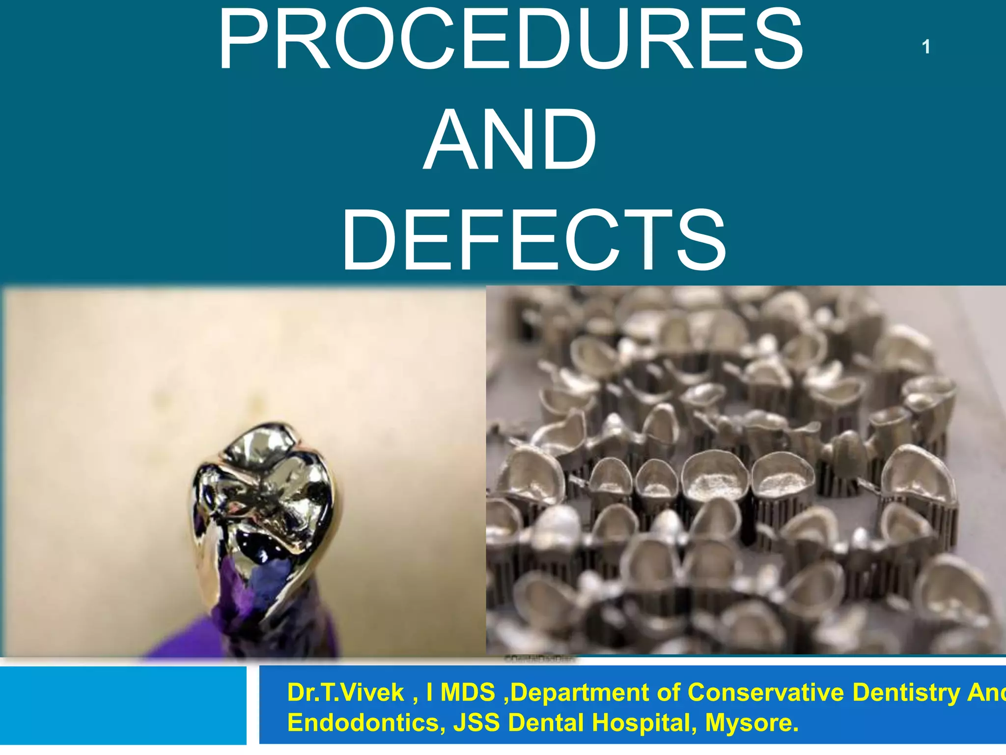 Casting Procedures and Defects PPT