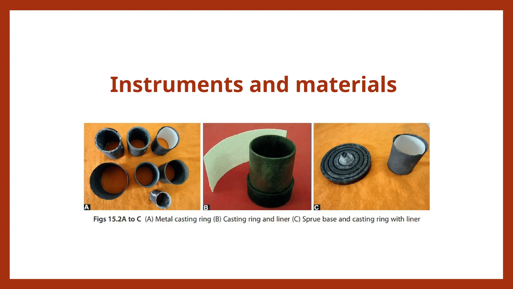 Dental Casting Procedures Dental Materials Pptx