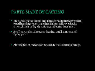 Casting process | PPTX