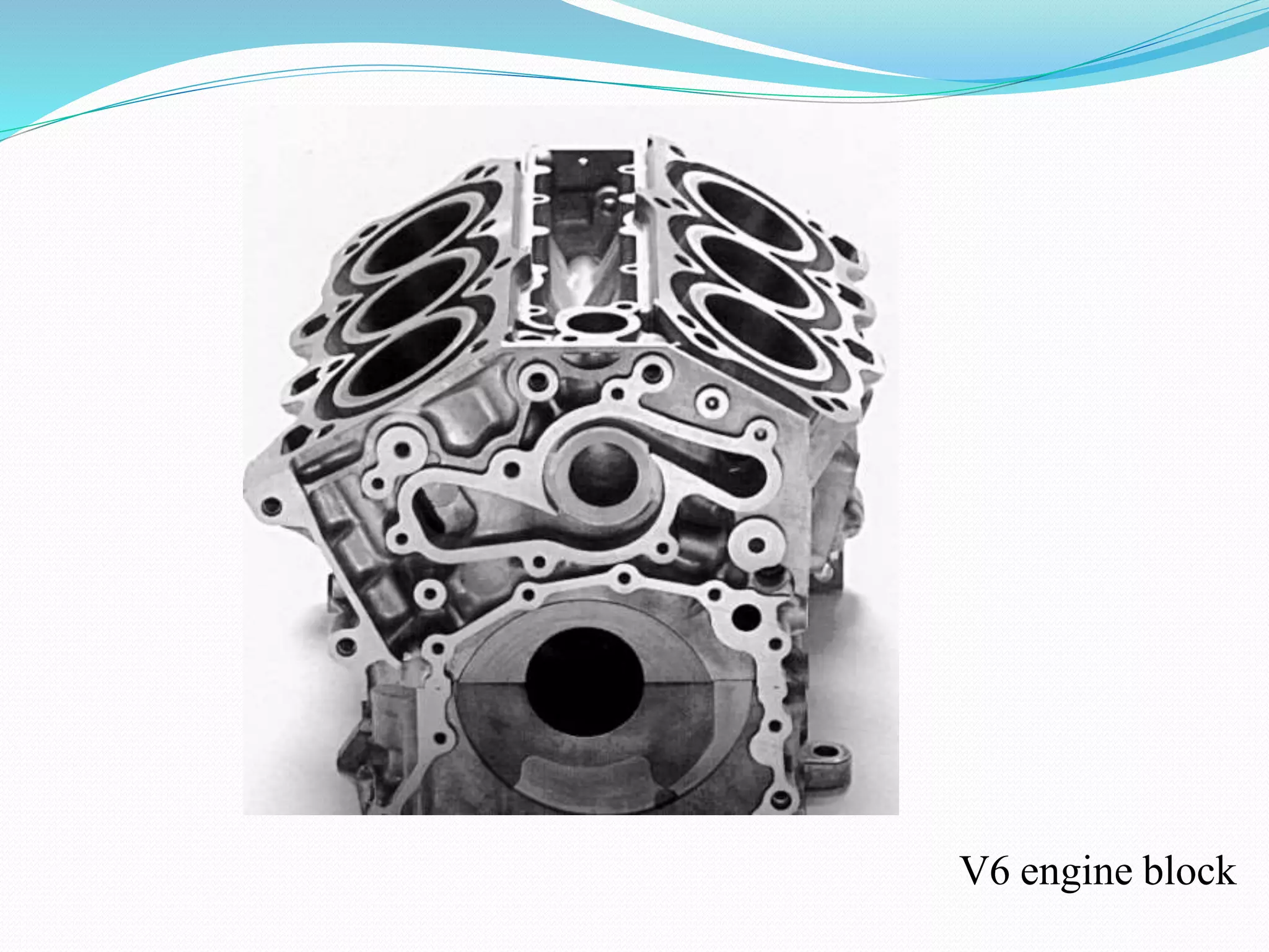 V6 engine block
 