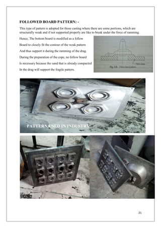 Pattern Boardcasting Casting process and moulding process file for trainning report complet ...