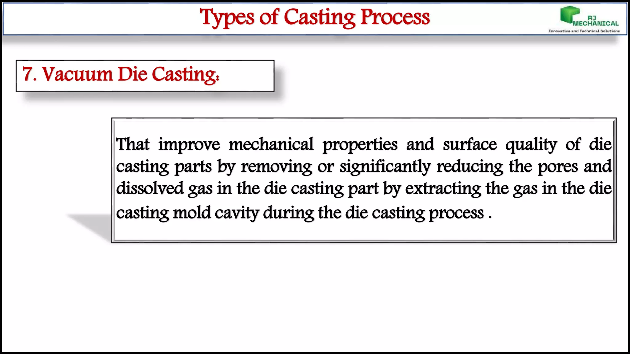 Casting Process Casting Defects And Mechanical Properties Mechanical Casting Process Casting Defects And Mechanical Properties Mechanical