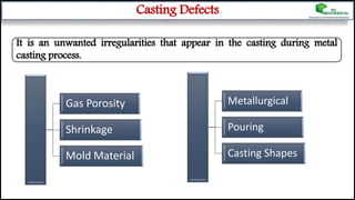 Casting process, Casting Defects, and Mechanical Properties. Mechanical ...