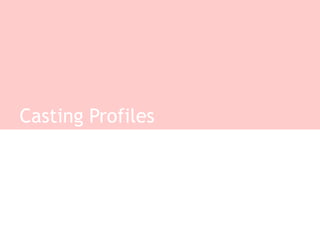 Casting Profiles
 