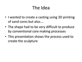 Sand Casting using 3D Printing | PPTX