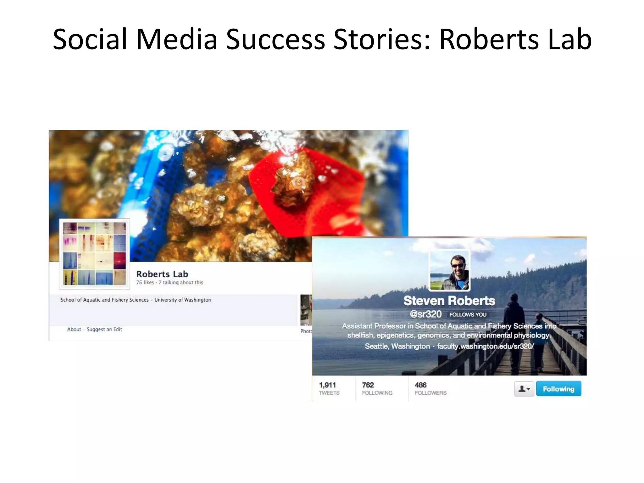 Social Media Success Stories: Roberts Lab
 