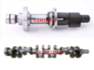 CAMSHAFT
CRANKSHAFT
 