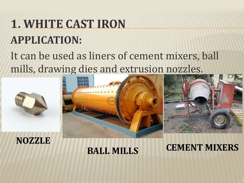 Cast iron its types , properties and its applications....