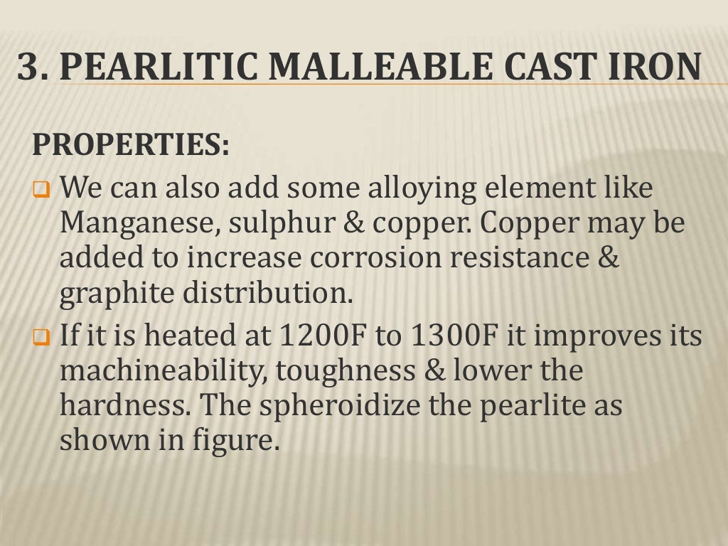 Cast iron its types , properties and its applications....