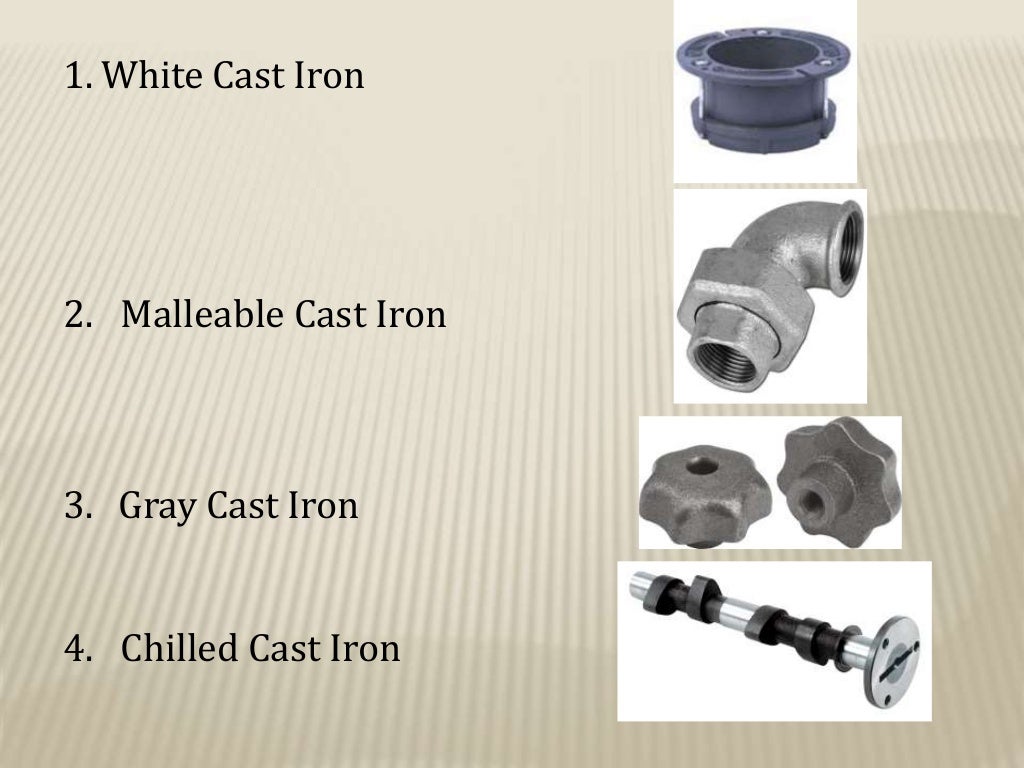 Cast iron its types , properties and its applications....
