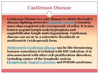 Castleman disease