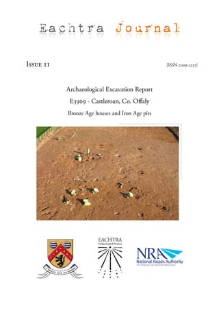 Eachtra Journal

Issue 11                                         [ISSN 2009-2237]




           Archaeological Excavation Report
            E3909 - Castleroan, Co. Offaly
           Bronze Age houses and Iron Age pits
 