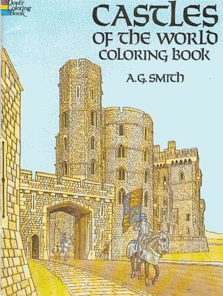 Castles of the world coloring book 