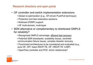 From GMPLS to OpenFlow Control & Monitoring of Optical Networks | PPT