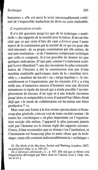 Castoriadis - les-carrefours-du-labyrinthe-1978