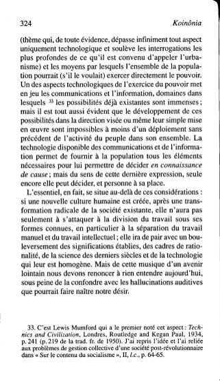 Castoriadis - les-carrefours-du-labyrinthe-1978