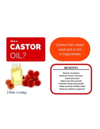 What is castor oil: Benefits 