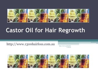 Castor oil for hair regrowth