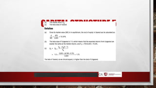 CAPITAL STRUCTURE 5
 