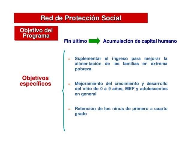 Red de Protección Social y Sistema de Atención a Crisis ...